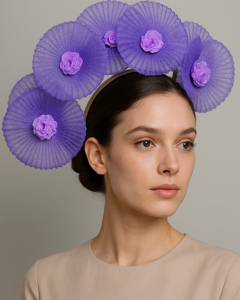 Ready to Wear - Purple Crinoline Flowers