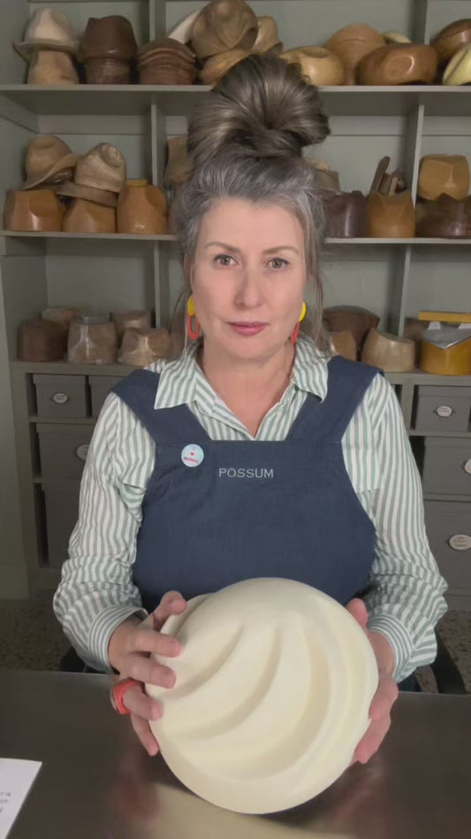 Hat Block of the Week Vintage Low Turban